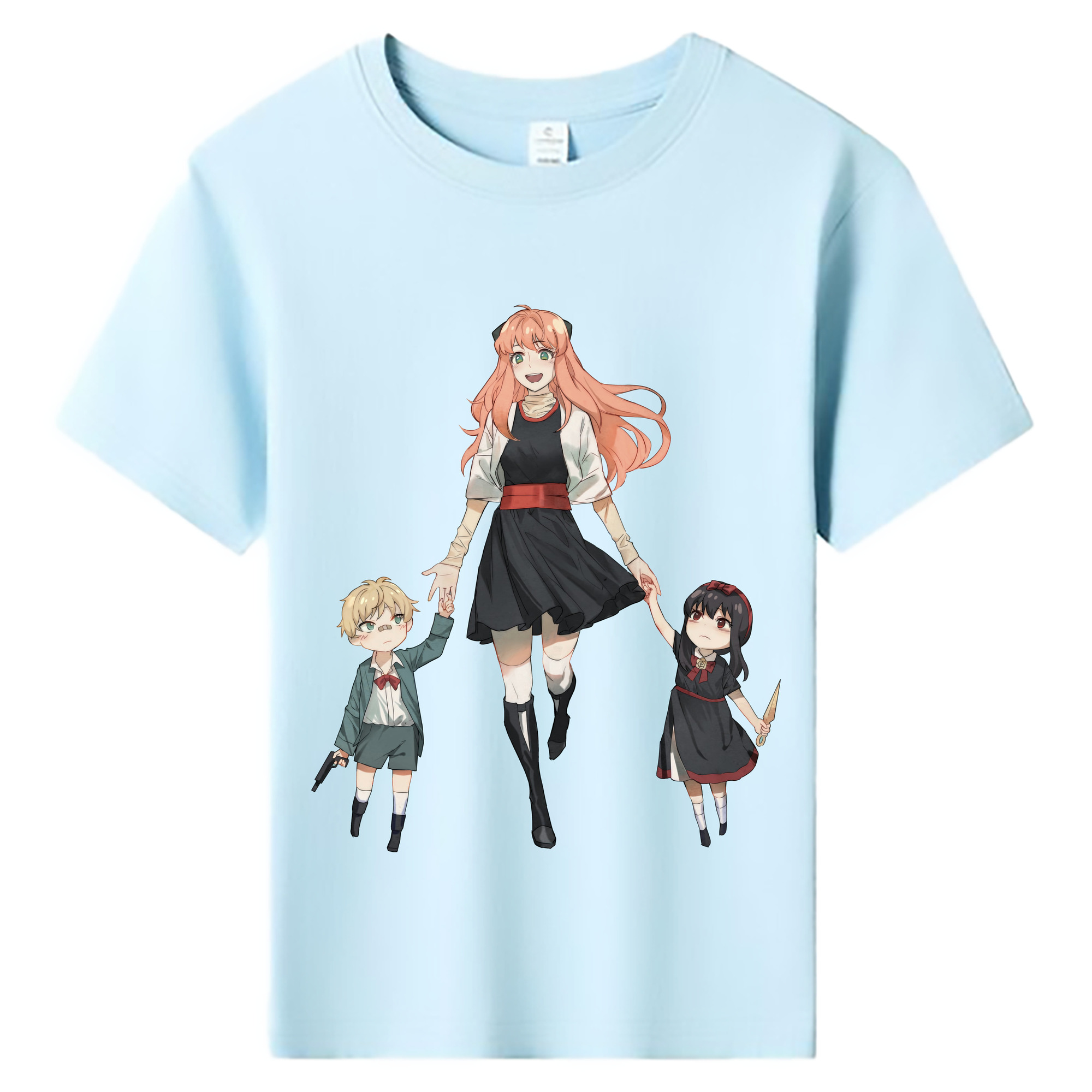 （画像用） SPY×FAMILY间谍家家酒 綿100％キッズTシャツ（フロントプリント）